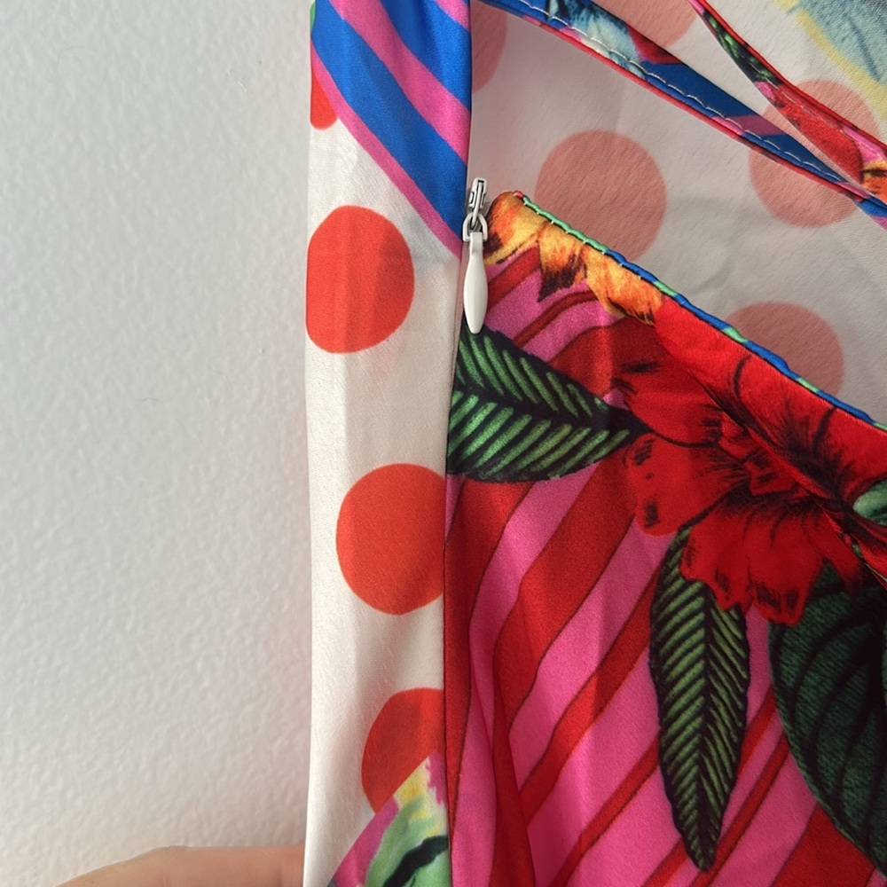 Shein Colorful Patchwork Spaghetti Strap Dress - image 6